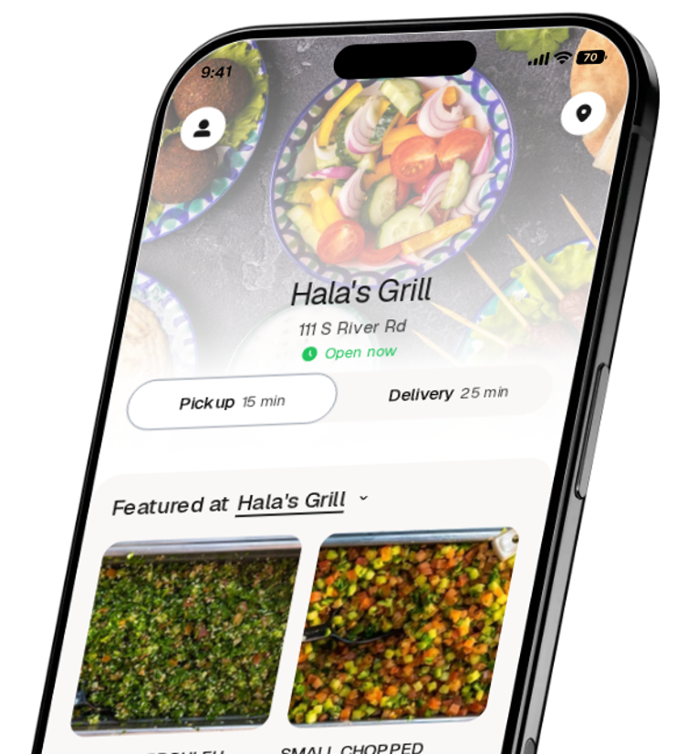 Hala's Grill app preview